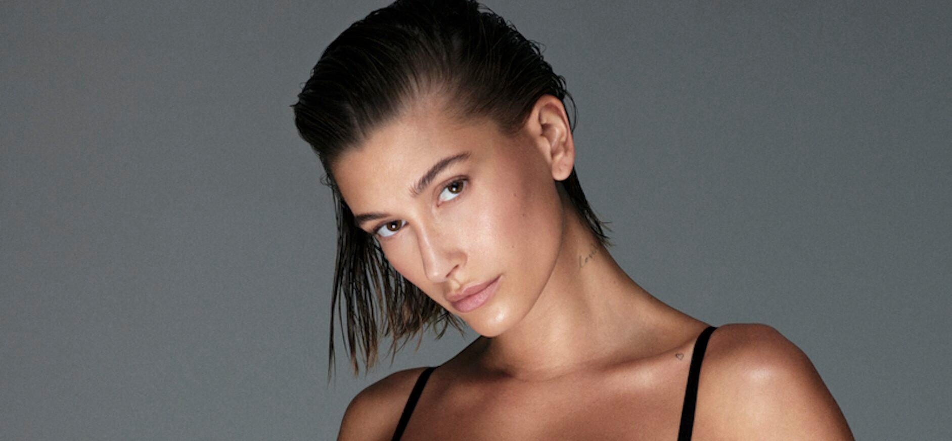 Hailey Bieber Is Red Hot In Victorias Secrets New Holiday Lingerie