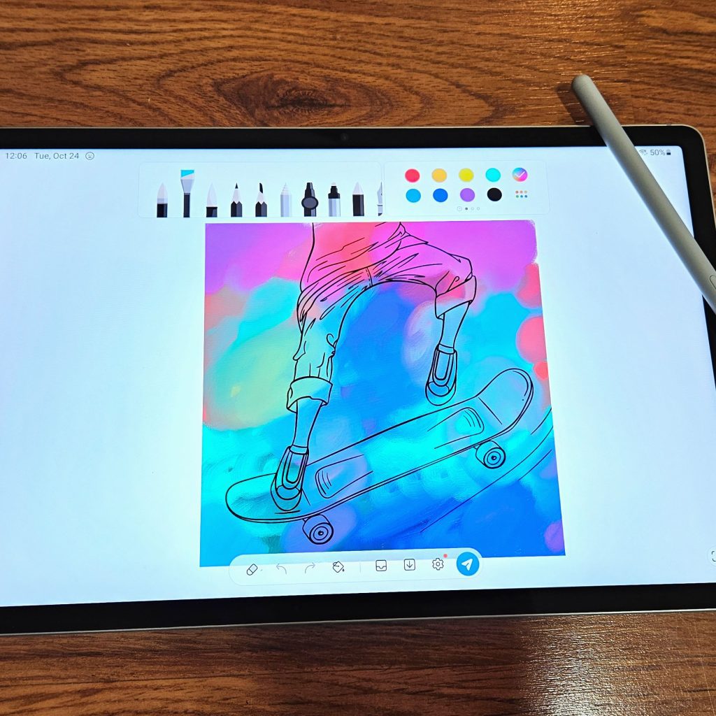 samsung galaxy tab s9 fe display and pen