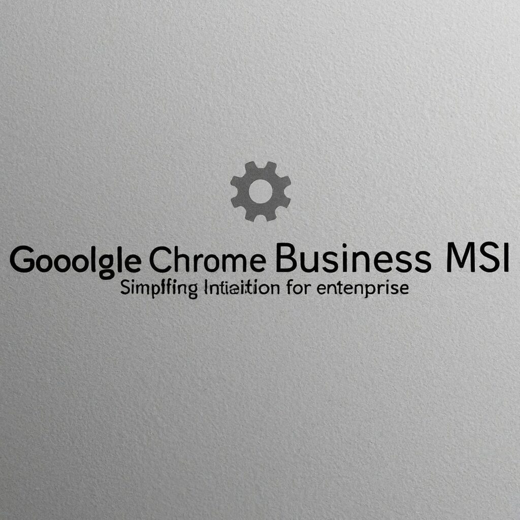 Download Google Chrome Business MSI: Simplifying Installation for Enterprises