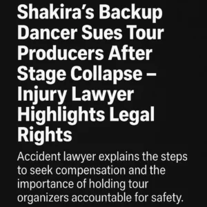 Shakira’s Backup Dancer Sues Tour Producers After Stage Collapse