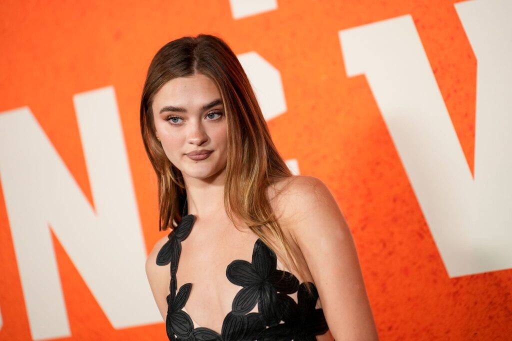 Lizzy Greene Stuns in Backless Black Dress at ‘The Long Walk’ Premiere 1 Lizzy Greene Stuns in Backless Black Dress at ‘The Long Walk’ Premiere