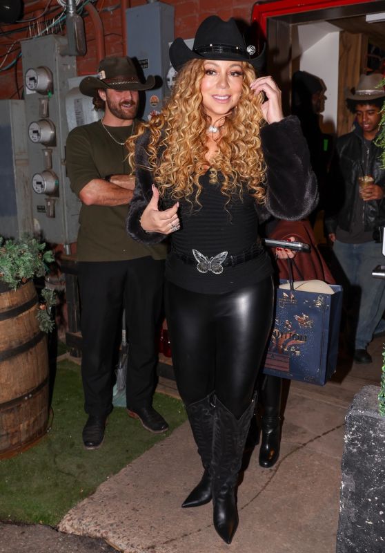 mariah carey spotted in full western glam aspen december 2025 2 thumbnail