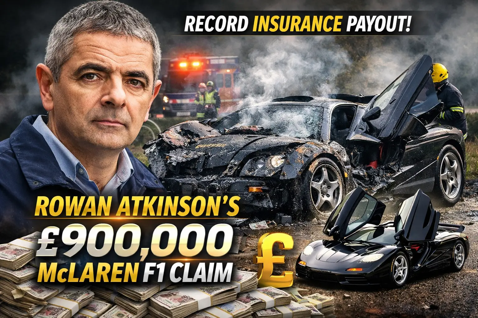 Rowan Atkinson’s £900,000 McLaren F1 Claim